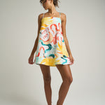 Mini Strappy Trapeze Dress Sol - shopsigal