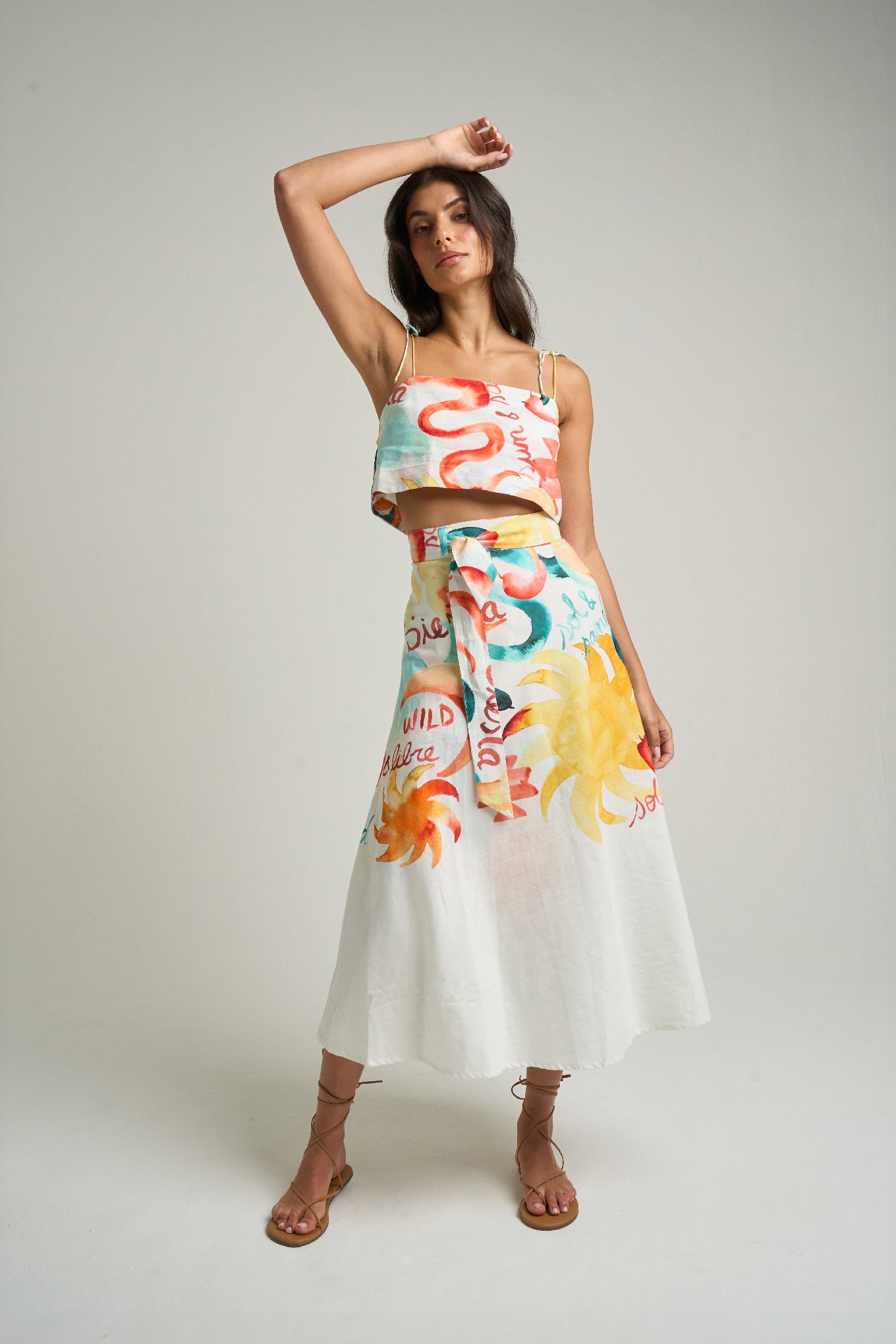 Wrap Circle Skirt Sol - shopsigal