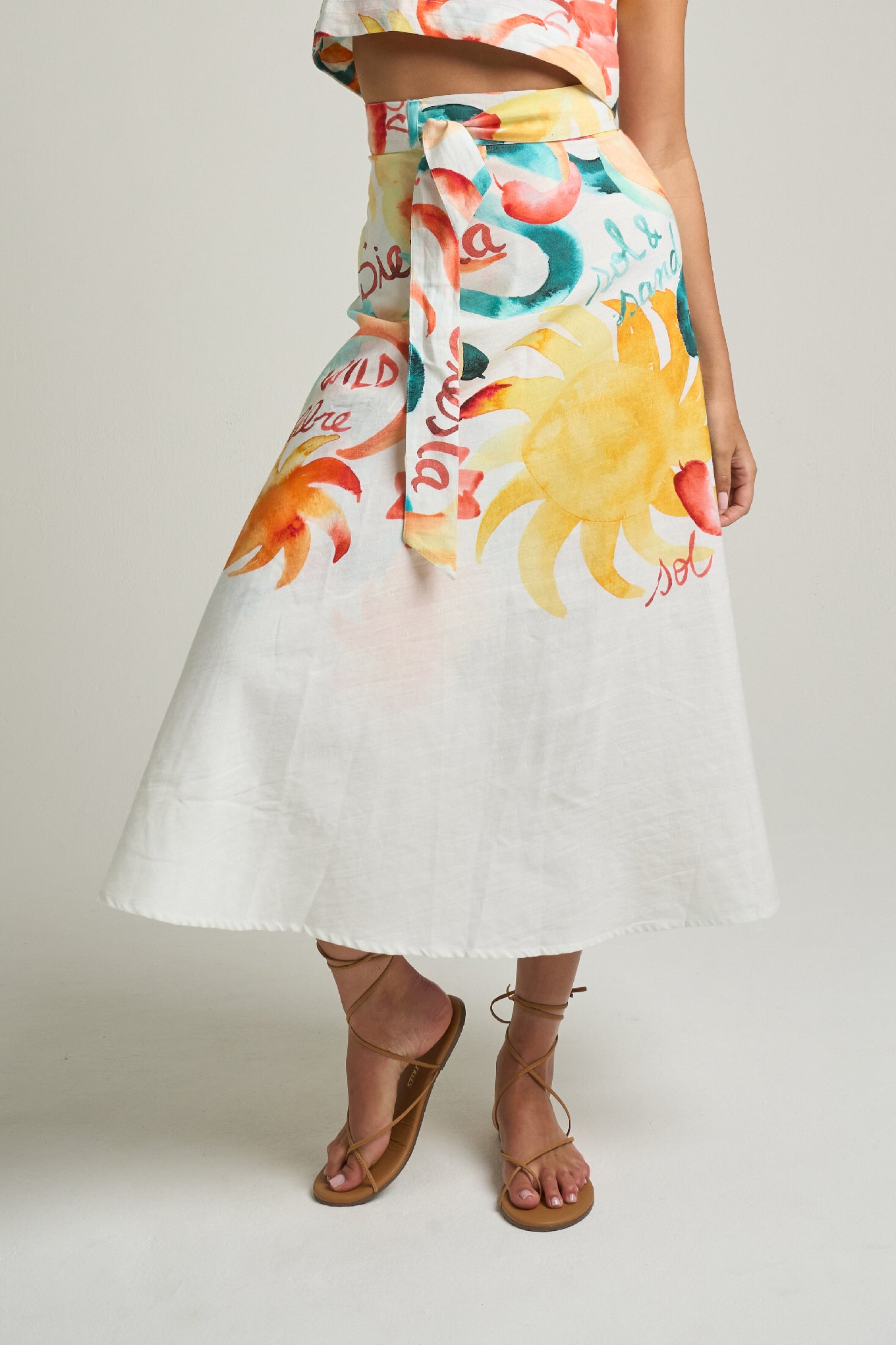 Wrap Circle Skirt Sol - shopsigal