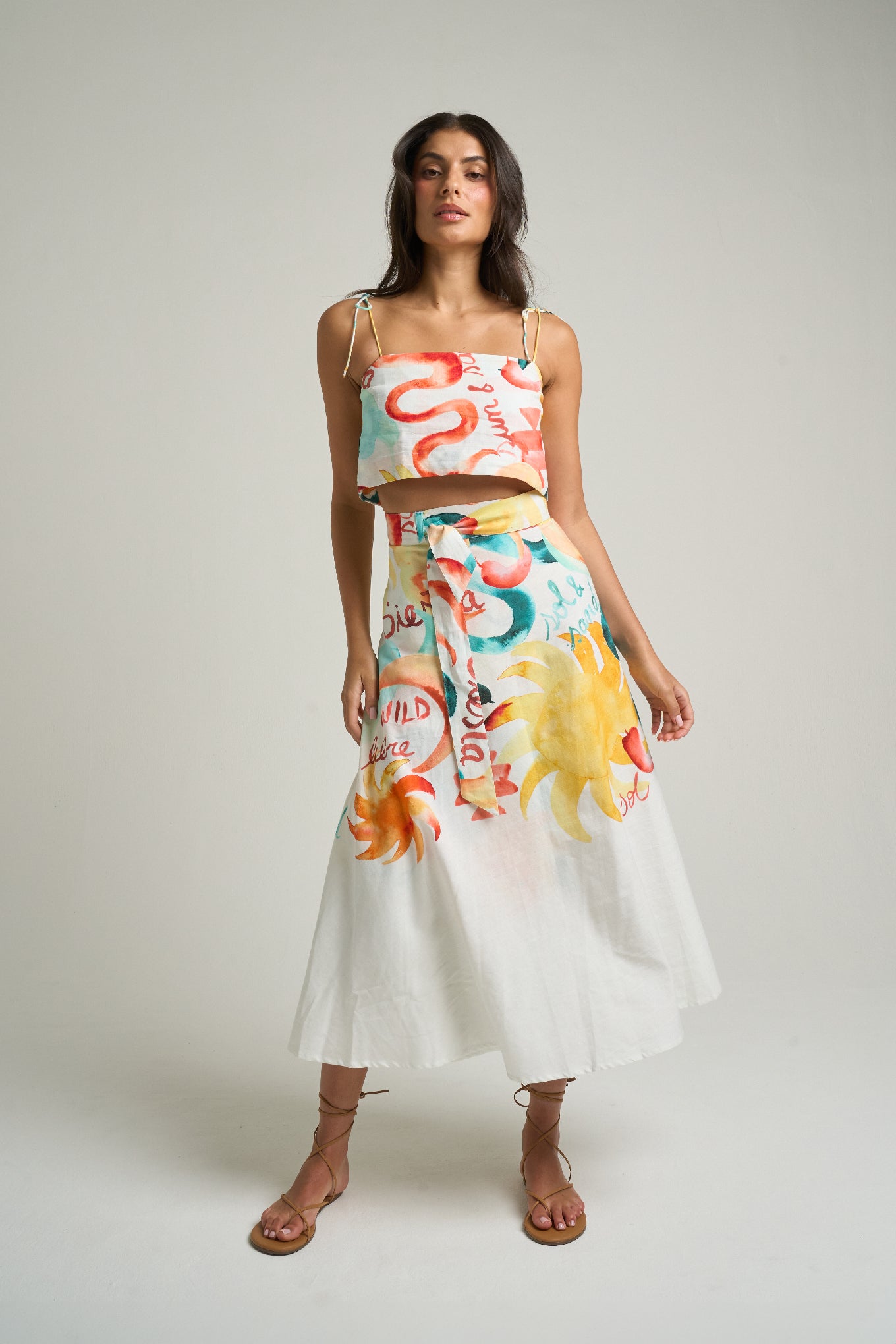 Wrap Circle Skirt Sol - shopsigal