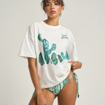 Oversized Graphic Tee: Cactee - shopsigal