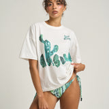 Oversized Graphic Tee: Cactee - shopsigal