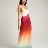 Long Tie Back Dress Earth - shopsigal