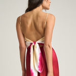 Long Tie Back Dress Earth - shopsigal