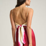 Long Tie Back Dress Earth - shopsigal