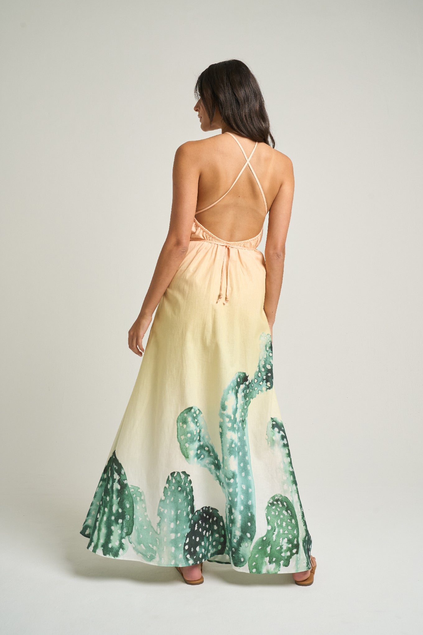 Maxi Halter Dress Cactee - shopsigal