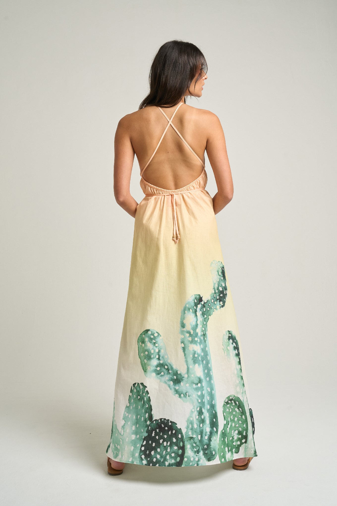 Maxi Halter Dress Cactee - shopsigal