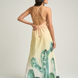 Maxi Halter Dress Cactee - shopsigal