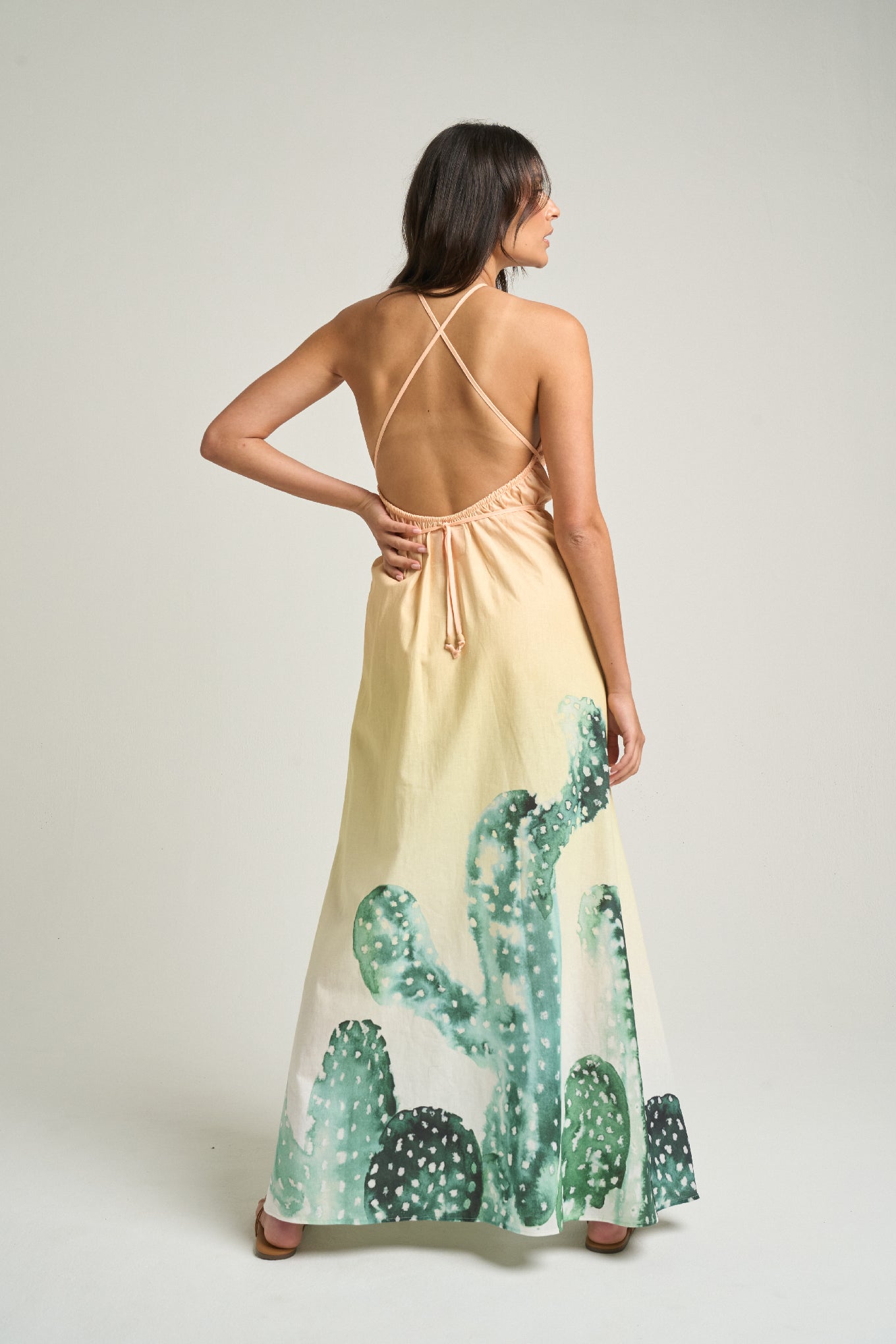 Maxi Halter Dress Cactee - shopsigal