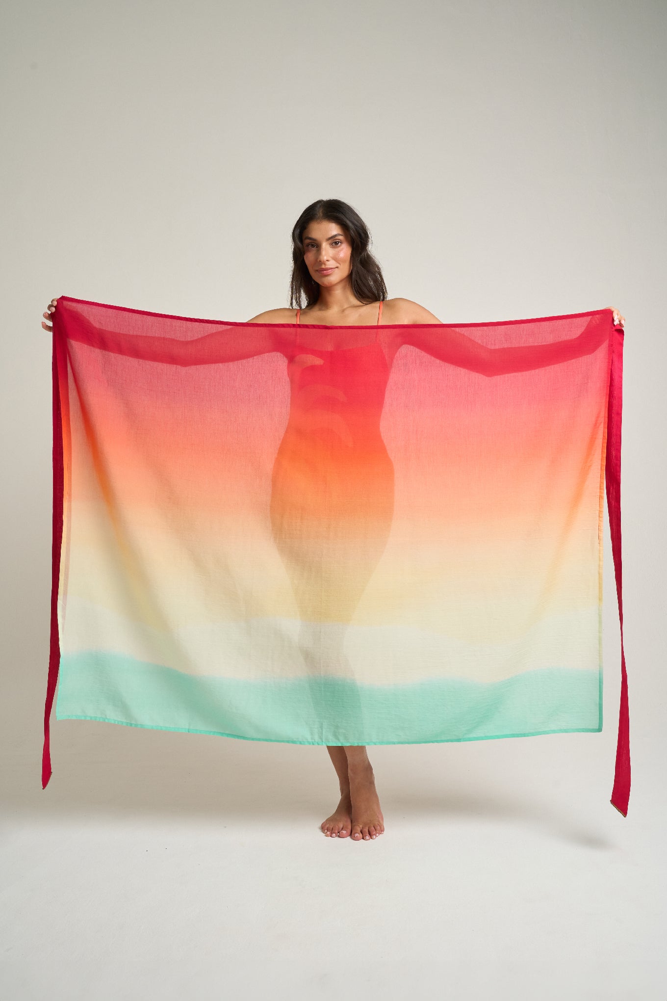 Sarong With Ties Earth - shopsigal