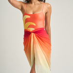 Sarong With Ties Earth - shopsigal