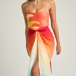 Sarong With Ties Earth - shopsigal