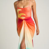 Sarong With Ties Earth - shopsigal