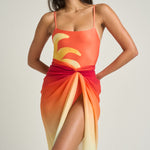 Sarong With Ties Earth - shopsigal