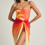 Sarong With Ties Earth - shopsigal