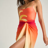 Sarong With Ties Earth - shopsigal