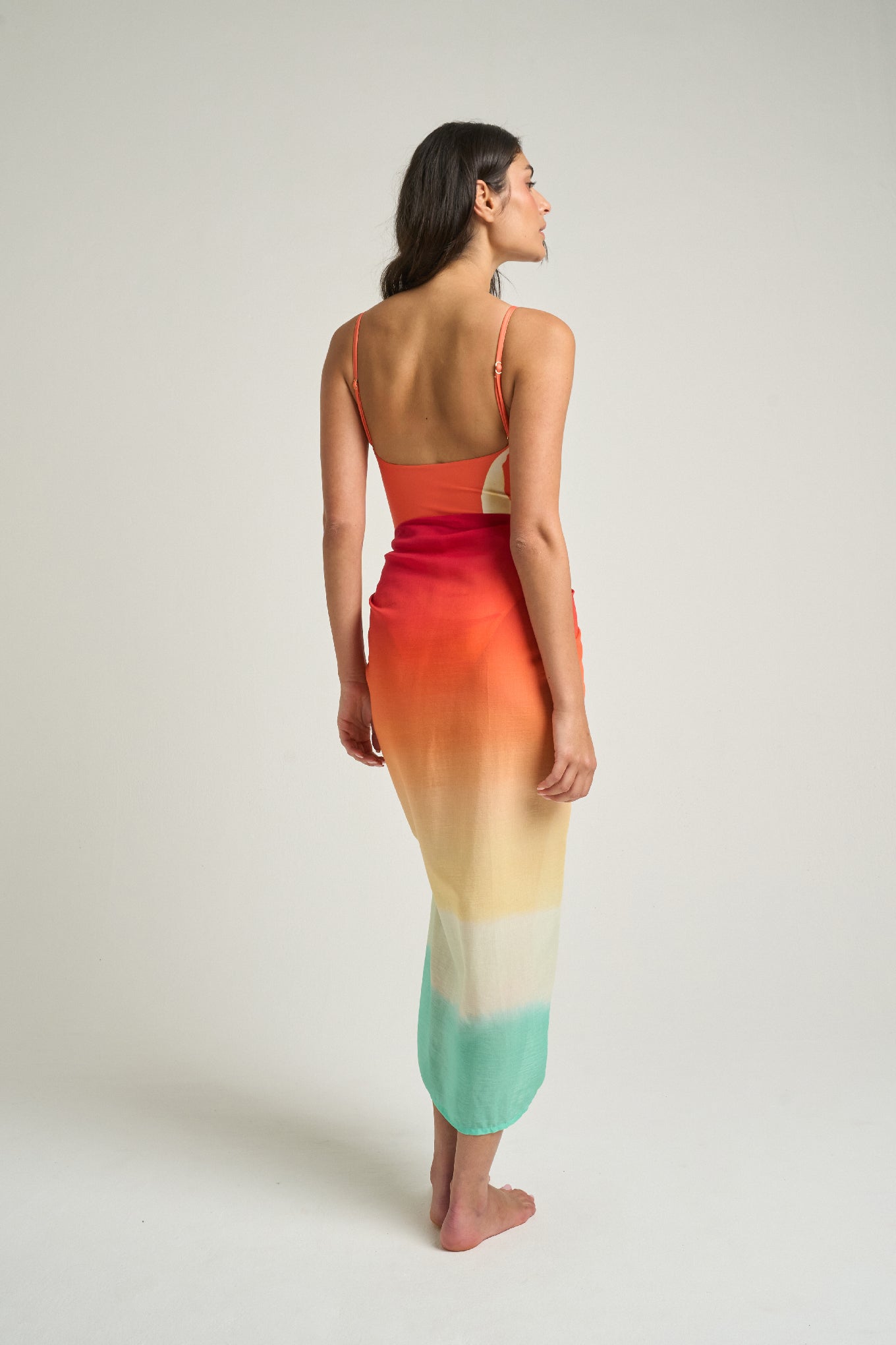 Sarong With Ties Earth - shopsigal