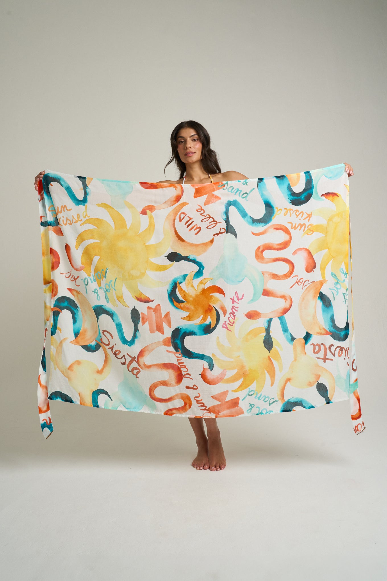 Sarong With Ties Sol - shopsigal