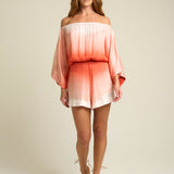 Off the Shoulder Top Terracotta