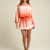 Off the Shoulder Top Terracotta
