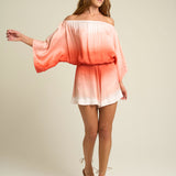 Off the Shoulder Top Terracotta