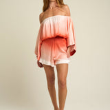 Off the Shoulder Top Terracotta