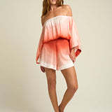 Off the Shoulder Top Terracotta
