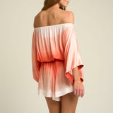 Off the Shoulder Top Terracotta