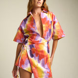 Mini Wrap Skirt Tinta