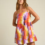 Mini Strappy Trapeze Dress Tinta