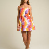 Mini Strappy Trapeze Dress Tinta