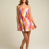 Mini Strappy Trapeze Dress Tinta