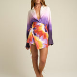 Mini Wrap Skirt Tinta