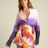 Mini Wrap Skirt Tinta