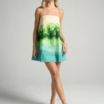 Mini Strappy Trapeze Dress Grove - shopsigal