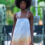 Mini Strappy Trapeze Dress Sunrise - shopsigal