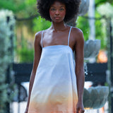 Mini Strappy Trapeze Dress Sunrise - shopsigal