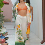 Flared Pants Oranges Palms - shopsigal