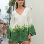 Mini Trapeze Dress Verde - shopsigal