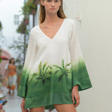 Mini Trapeze Dress Verde - shopsigal