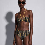 High Waisted Bikini Bottom Ojo Black / Trufa - shopsigal