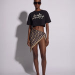 Crop Graphic Tee: Se Goza - shopsigal