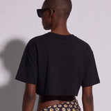 Crop Graphic Tee: Se Goza - shopsigal