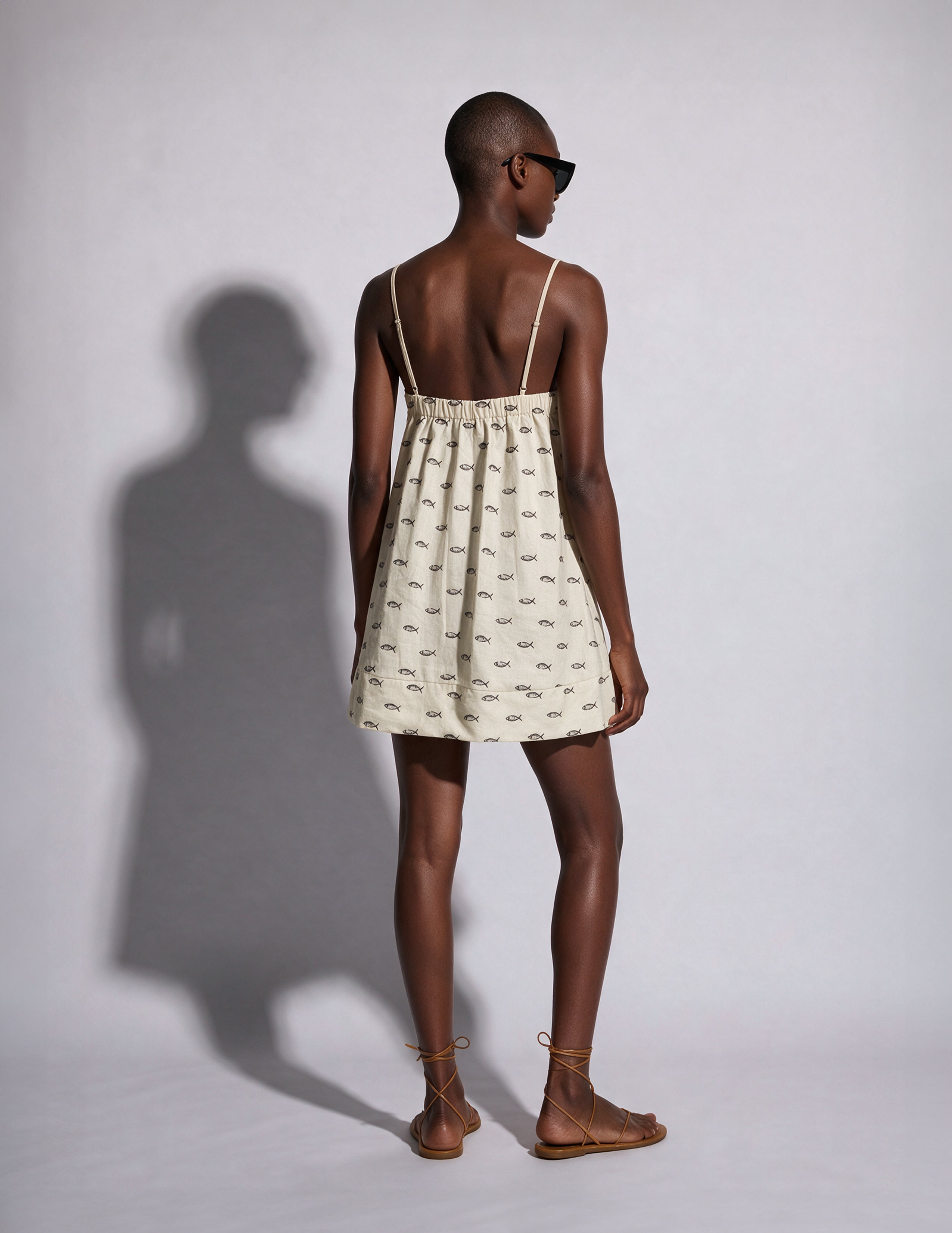 Mini Strappy Trapeze Dress Curagua - shopsigal