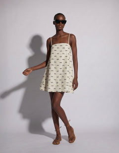Mini Strappy Trapeze Dress Curagua - shopsigal