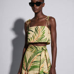 Tie Crop Top Palmas - shopsigal