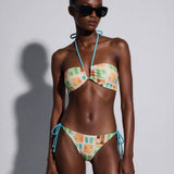 Tie Bikini Bottom Posada / Aqua