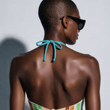 Tie Bikini Bottom Posada / Aqua