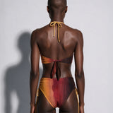 Bandeau Bikini Top Ojo Black / Trufa - shopsigal