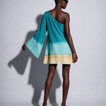 One-Shoulder Trapeze Dress Cepe - shopsigal